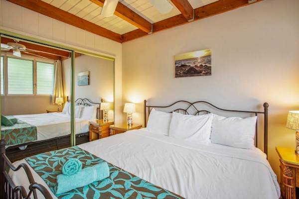Primary bedroom with King bed