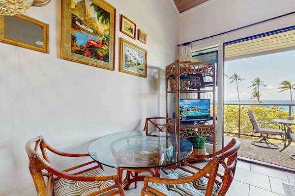 Sunlit Dining Area With Views