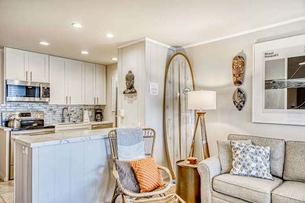 Cozy Living Room With Coastal Charm