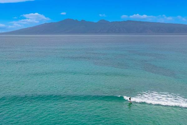 Endless Pacific Views With Island Backdrop