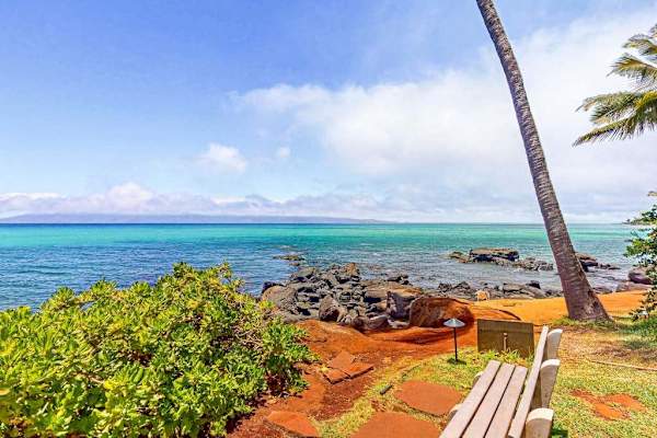 Sit and relax at this lush tropical paradise.