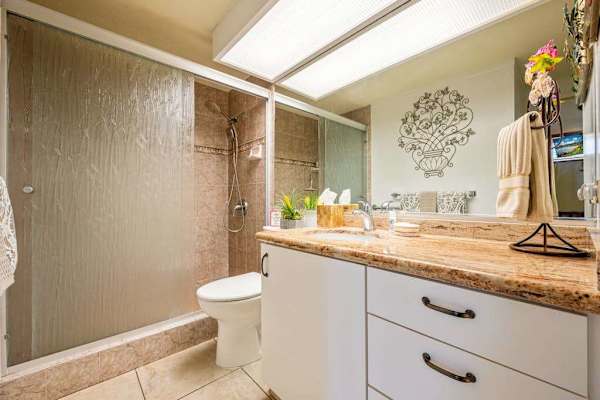 Fresh Spa Inspired Guest Bathroom