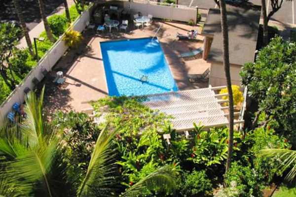 Bird's-Eye View Of The Resort Pool