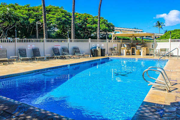 Sparkling Resort Pool Paradise