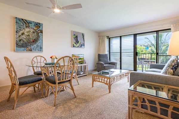 Open Living Space Filled With Sunshine