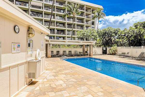 Refreshing Resort Swimming Pool & Surrounding Sun Deck