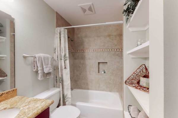 Walk In Shower With Modern Finishes