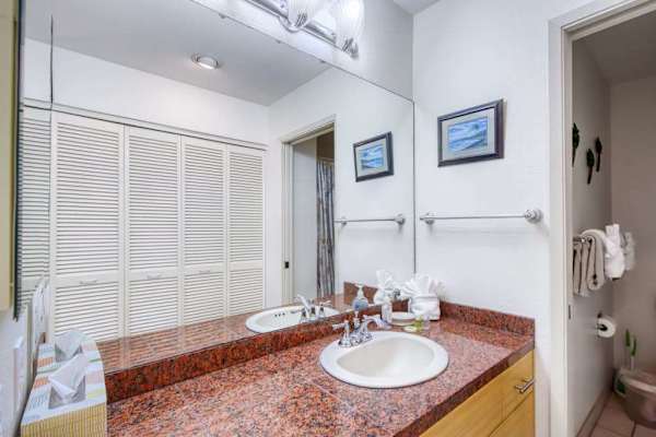 Modern Bathroom With Granite Vanity