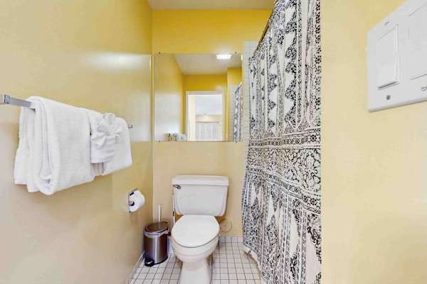 Fresh And Functional Guest Bathroom