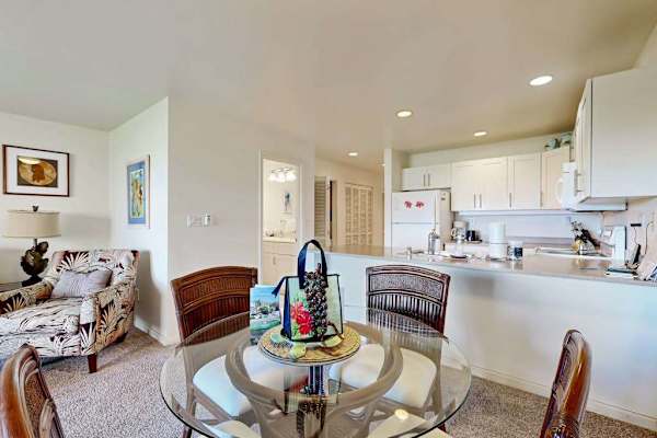 Open-plan interiors blend conversation seating with nearby culinary preparation spaces