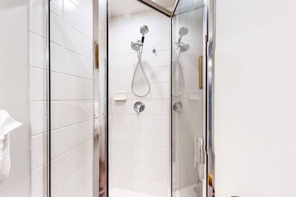 Walk In Shower With Modern Finishes