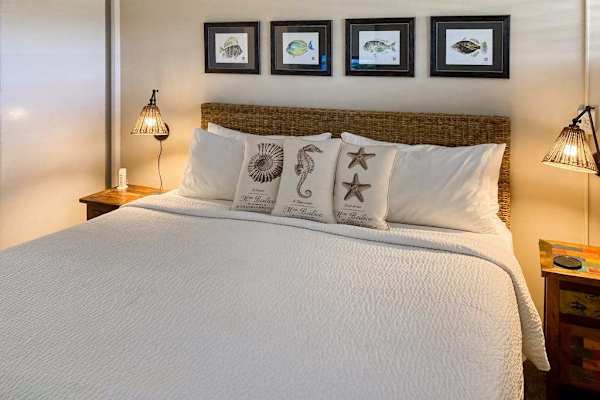 Primary bedroom with King bed