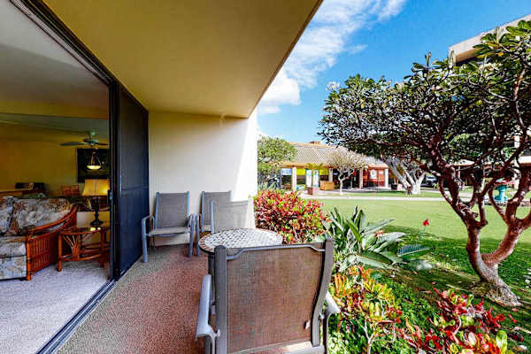 Private Lanai Surrounded By Tropical Beauty