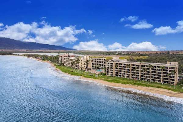 Oceanfront Resort From Above