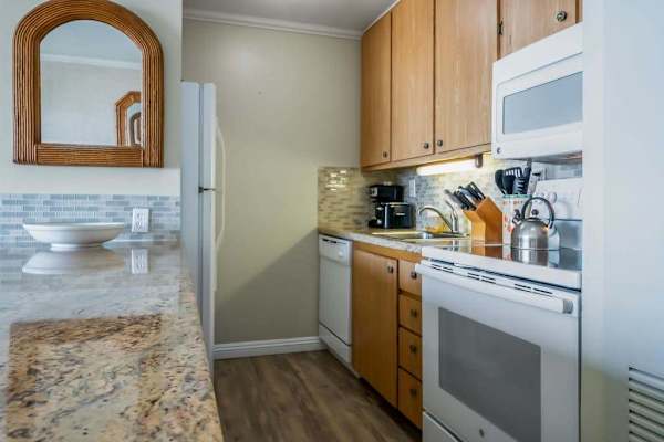 Convenient Chef's Station Complete With Modern Appliances