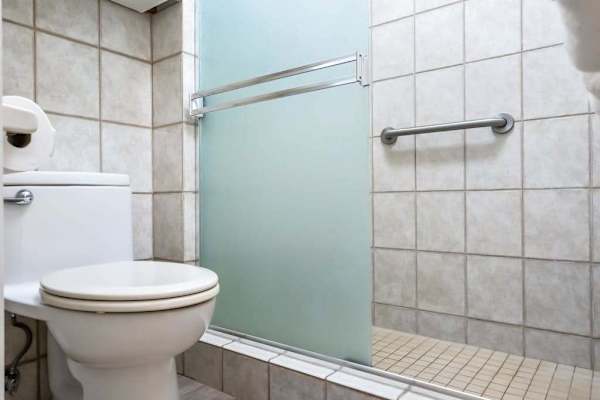 Refreshing Walk-In Shower For Post-Beach Rinses
