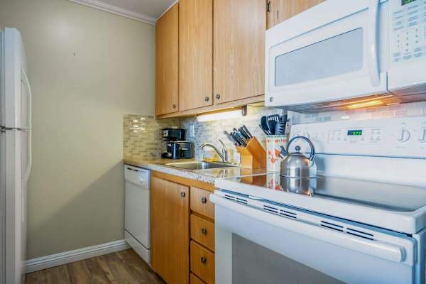 Modern Fully Equipped Kitchen Ready For Culinary Delights
