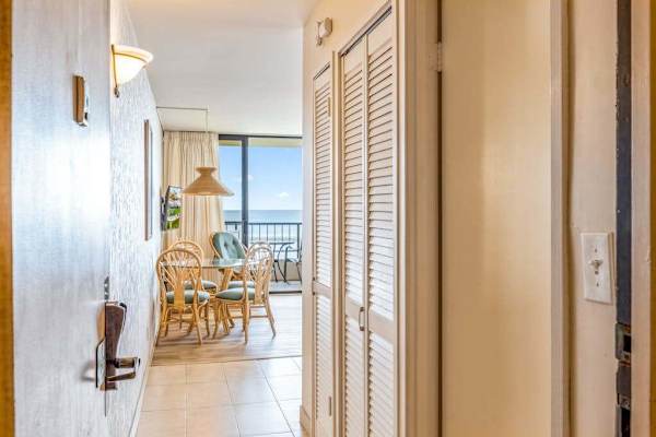 Welcoming Entry Way Flowing Effortlessly To Sea Views