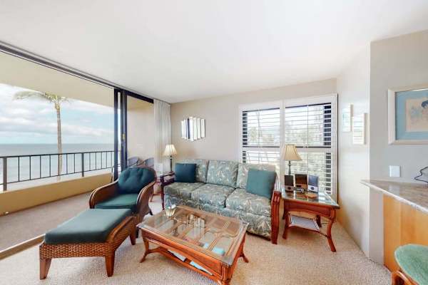 Bright Coastal Living Space