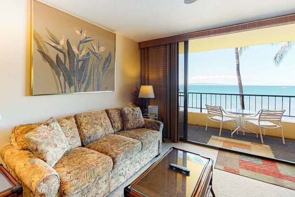 Cozy Living Space With Ocean Views
