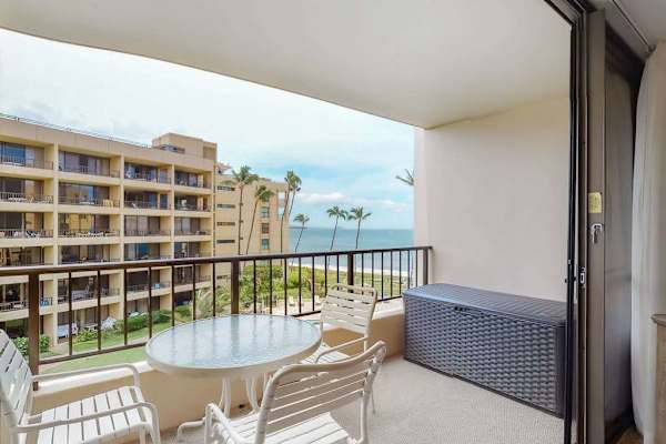Covered Balcony For Morning Coffee