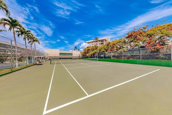 Resort Tennis Court For Active Days