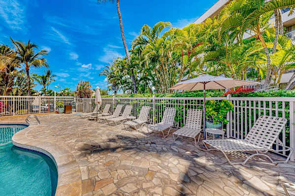 Poolside Oasis With Lounge Chairs