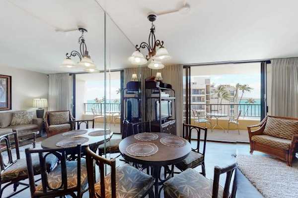 Dining Area With Oceanfront Views