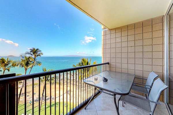 Watch the waves roll in from your outdoor lanai