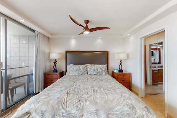 Spacious king bedroom for restful nights