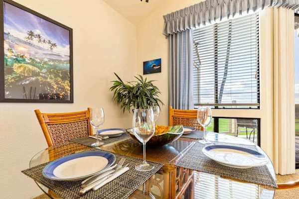 Dining Area With Sunset Views