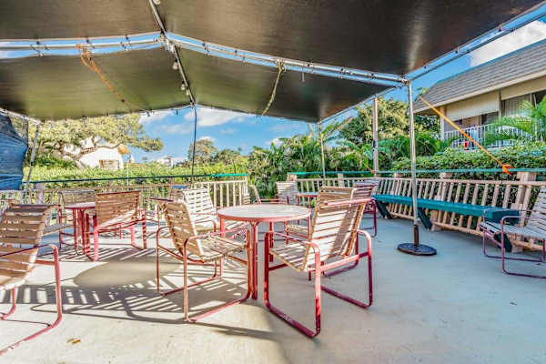 Shaded Outdoor Seating For Relaxing