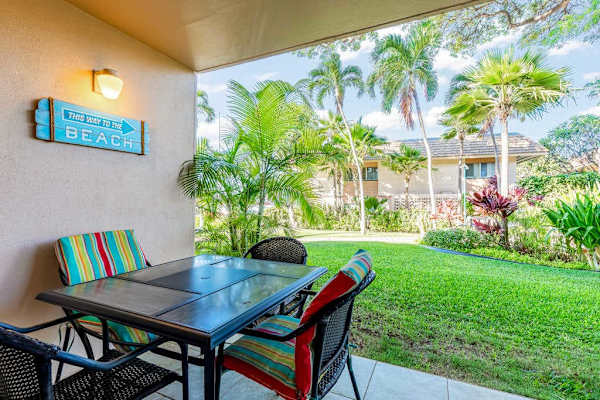 Private Garden Patio For Morning Coffee