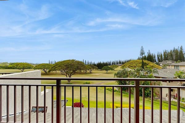 Private furnished balcony for sipping that morning coffee or evening glass of wine in the salty air.