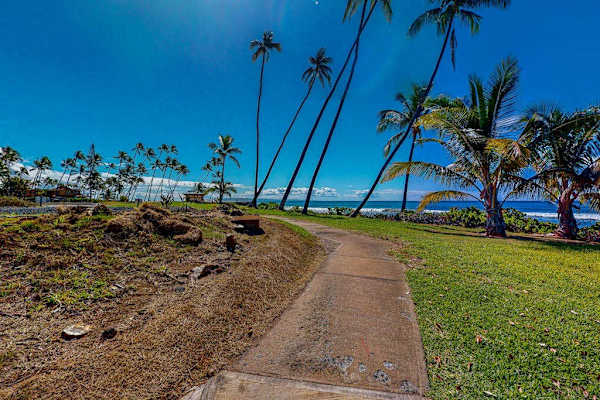 Stroll along the quiet beach.
