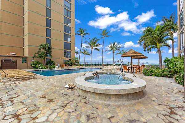 Resort Pool And Hot Tub Oasis