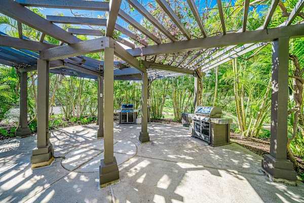 Covered Outdoor Grilling Pavilion 