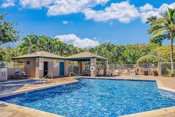 Sparkling Resort Pool For Sunny Days