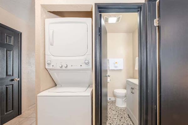 Laundry area with washer and dryer