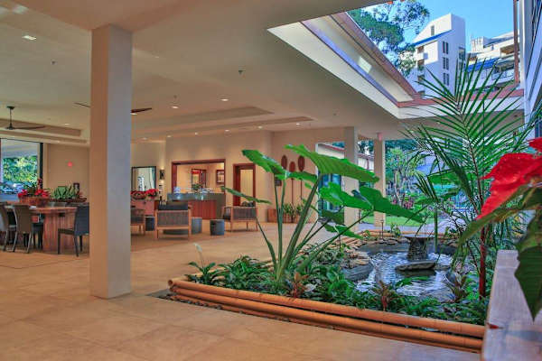 Open Air Tropical Resort Lobby