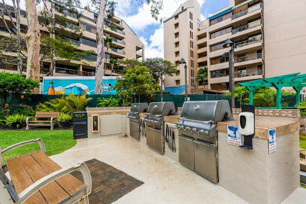Resort BBQ Area For Island Cookouts
