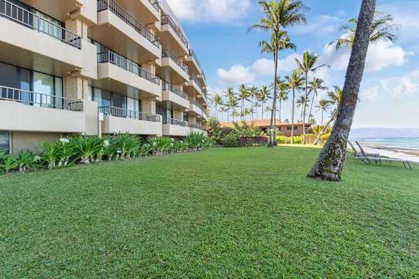 Lush Oceanfront Resort Grounds