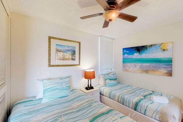 Double and single beds offer flexible sleeping arrangements