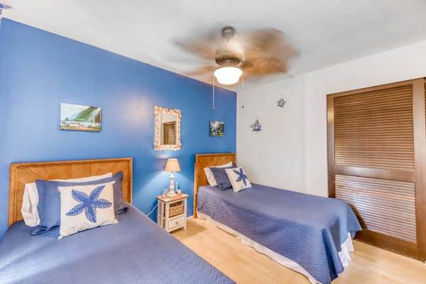 A charming bedroom designed for relaxing getaways