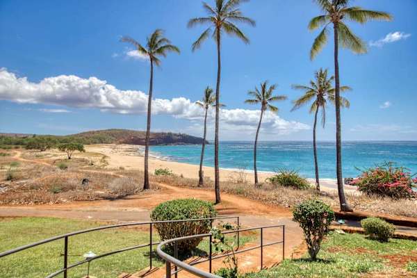 Island resort exterior offers tropical gardens and inviting outdoor access