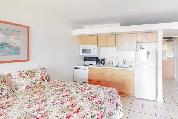 Spacious studio designed with cozy seating functional spaces and welcoming natural light