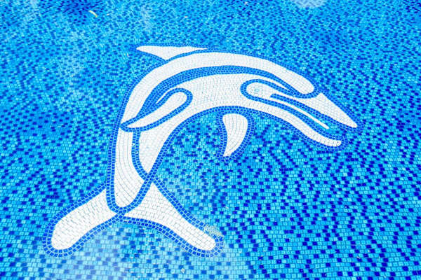 Crystal clear pool provides the perfect setting for fun filled vacation moments together