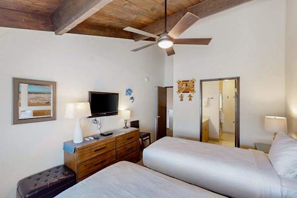 Cozy Bedroom With TV