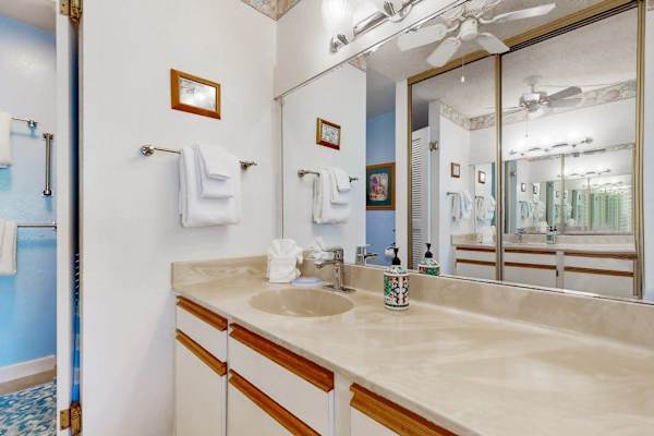 Large Vanity With Ample Counter Space