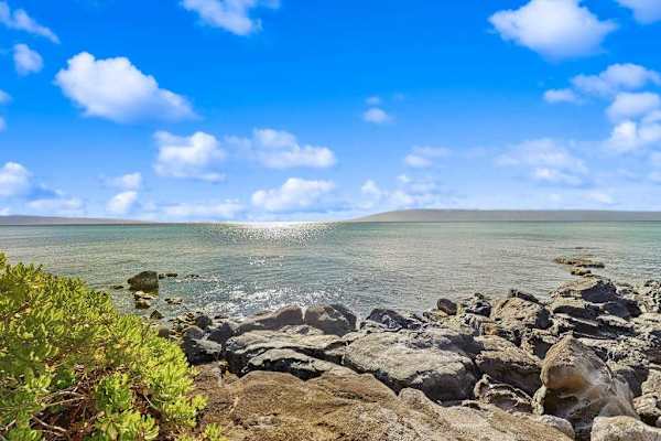 Rocky Shoreline With Endless Ocean Views